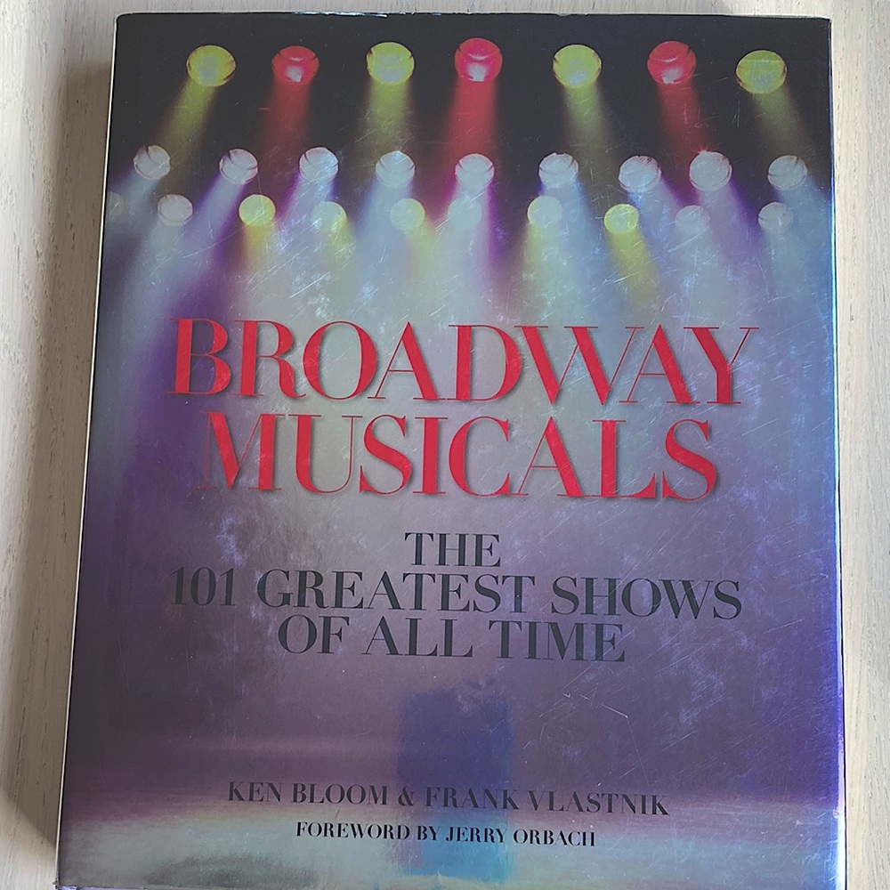 330 full color pages of 101 of the Greatest Broadway musicals.